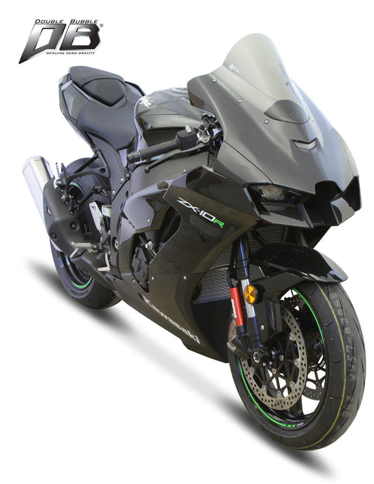 ZEROGRAVITY Kawasaki ZX10R 21-Up Double Bubble Light Smoke