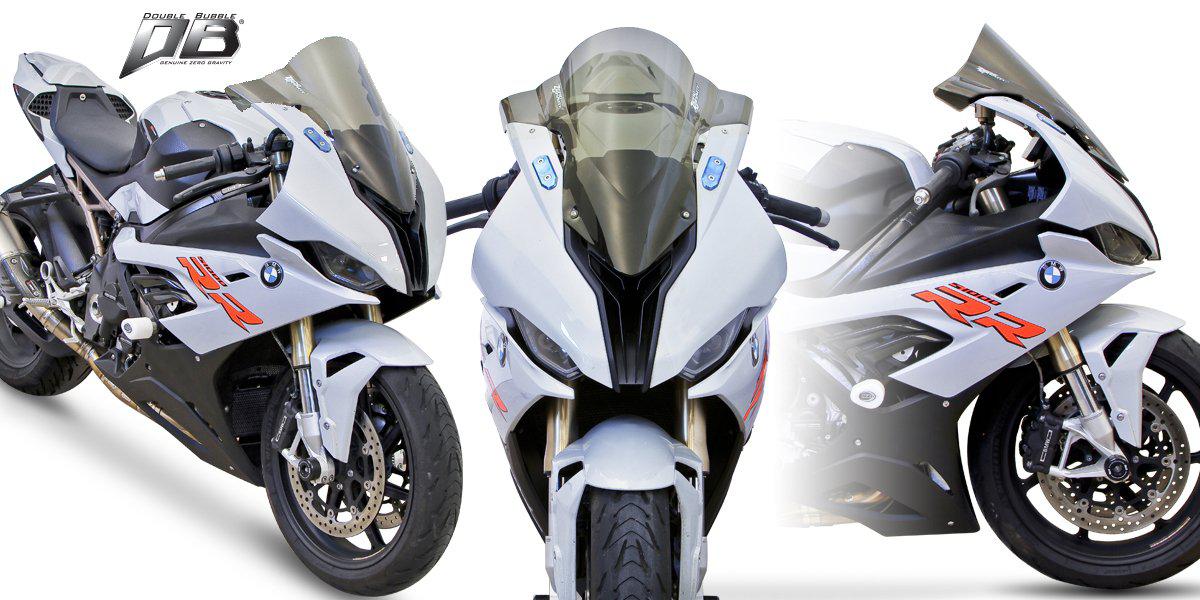 ZEROGRAVITY Windscreen BMW S1000RR 20- Up Double Bubble Light Smoke
