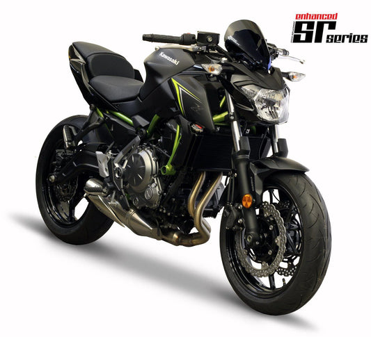ZEROGRAVITY Windscreen Kawasaki Z650 SR Light Smoke