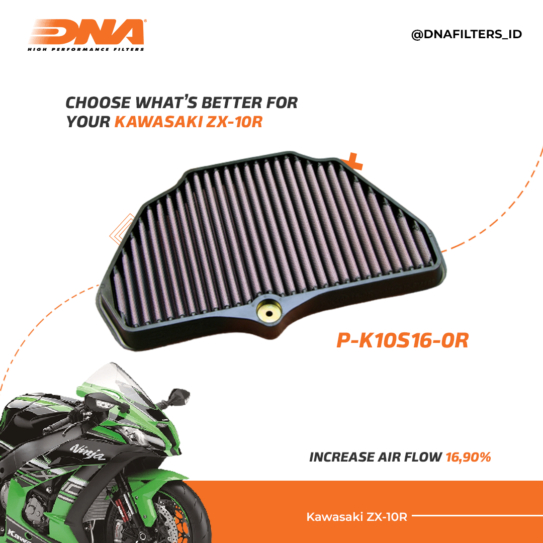 DNA FILTER Kawasaki ZX10R 16-23