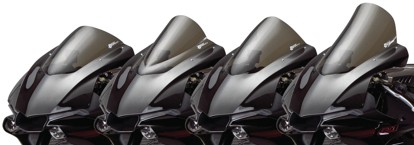 ZEROGRAVITY Yamaha YZF R1 / R1M 15-19 / YZF R1S 16-19 Double Bubble Light Smoke