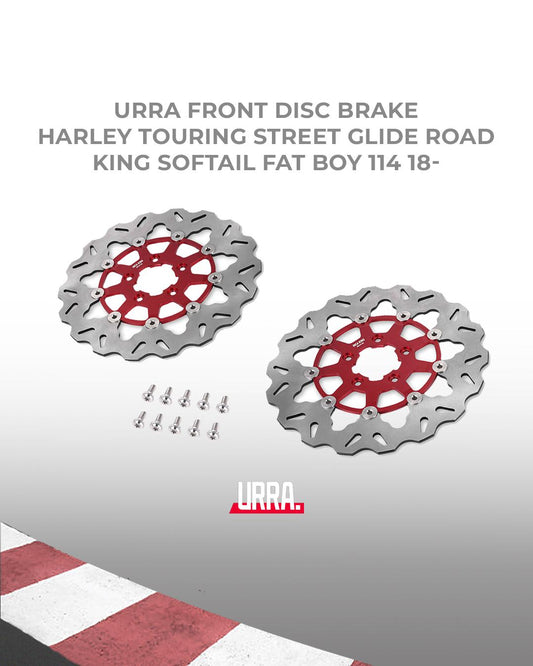 Cakram Depan Front Disc Brake Cakram Harley Touring, Street Glide, Road King, Softail, Fat Boy 114 18-Up URRA