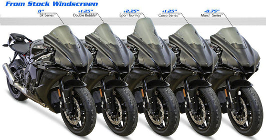 ZEROGRAVITY Yamaha YZF R1 / R1M 2020-Up Double Bubble Light Smoke