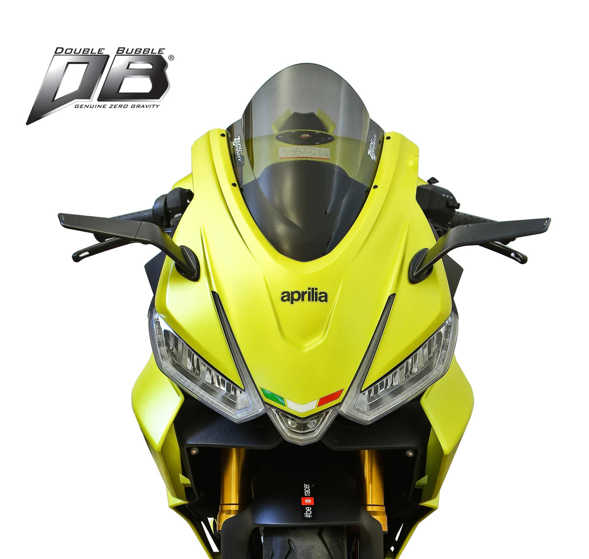 ZEROGRAVITY Windscreen Aprilia RS 660 21-Up Double Bubble Light Smoke