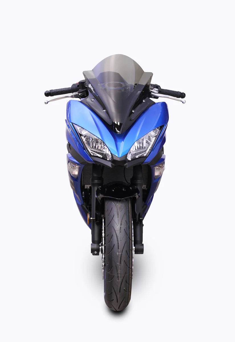 ZEROGRAVITY Windscreen Kawasaki Ninja 650 17-19 Double Bubble Light Smoke