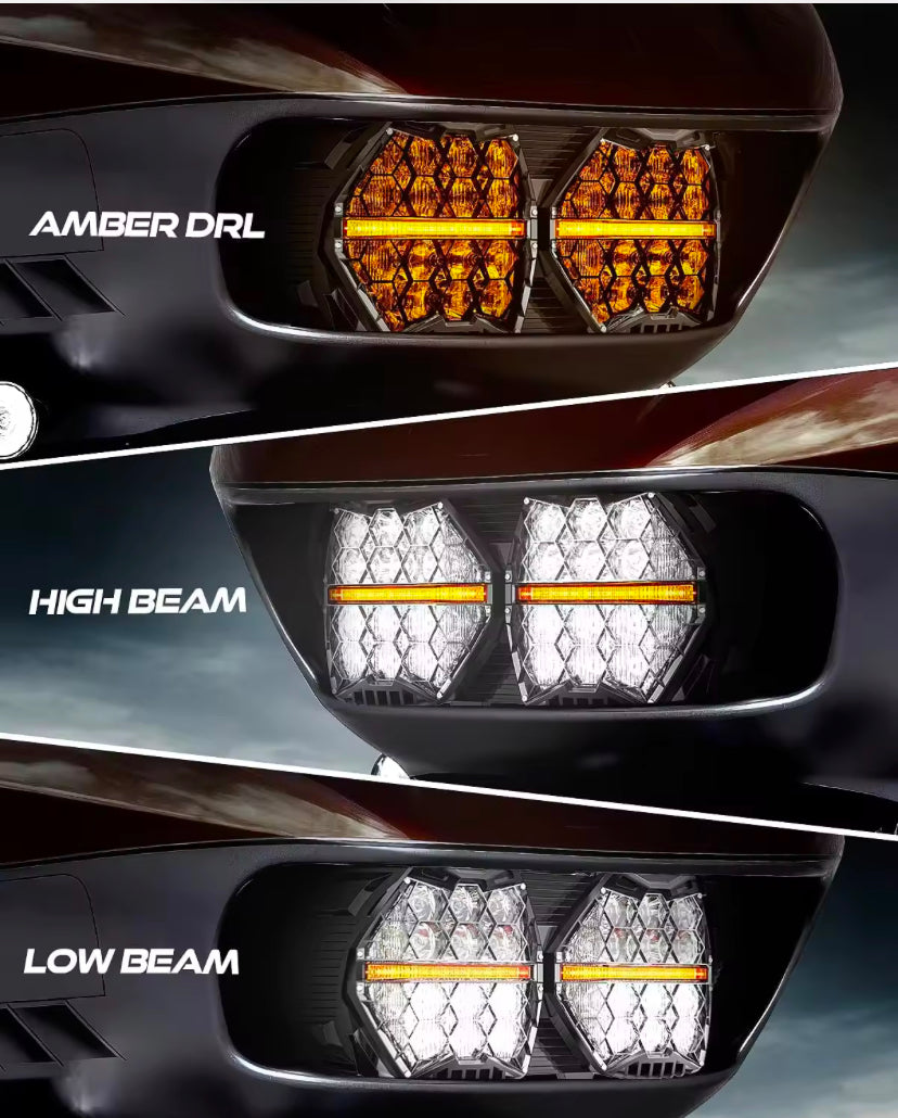 INTELLIGHT Headlamp Harley Davidson LED Touring Road Glide 15-Up