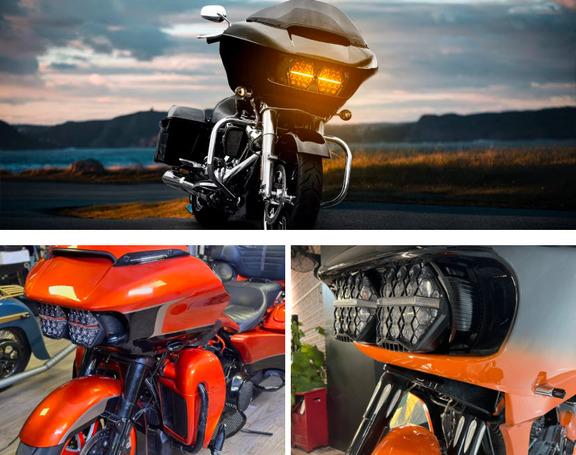 INTELLIGHT Headlamp Harley Davidson LED Touring Road Glide 15-Up