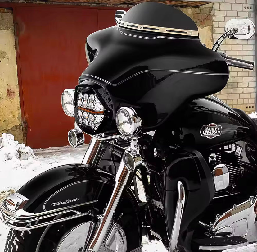INTELLIGHT Headlamp LED Harley Davidson Touring & Universal 7 Inch