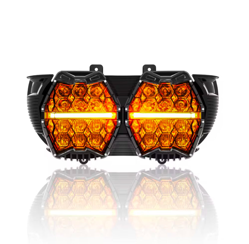 INTELLIGHT Headlamp Harley Davidson LED Touring Road Glide 15-Up