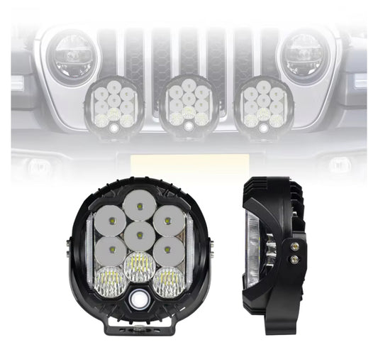 INTELLIGHT LP9 Automotive LED Headlamp 90W DRL 3W With Strobo Off Road Light Near Field / Metafield
