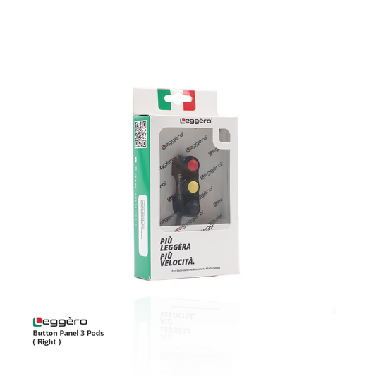 LEGGERO Button Panel 3 Pods Universale - RHS