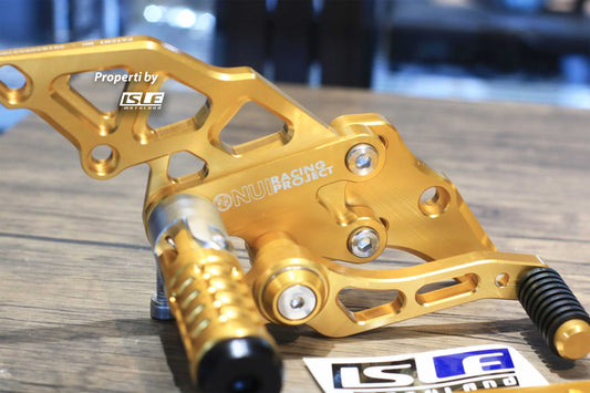 NUI Footstep Racing Yamaha R15 VVA V3 Underbone - Gold Pijakan Kaki
