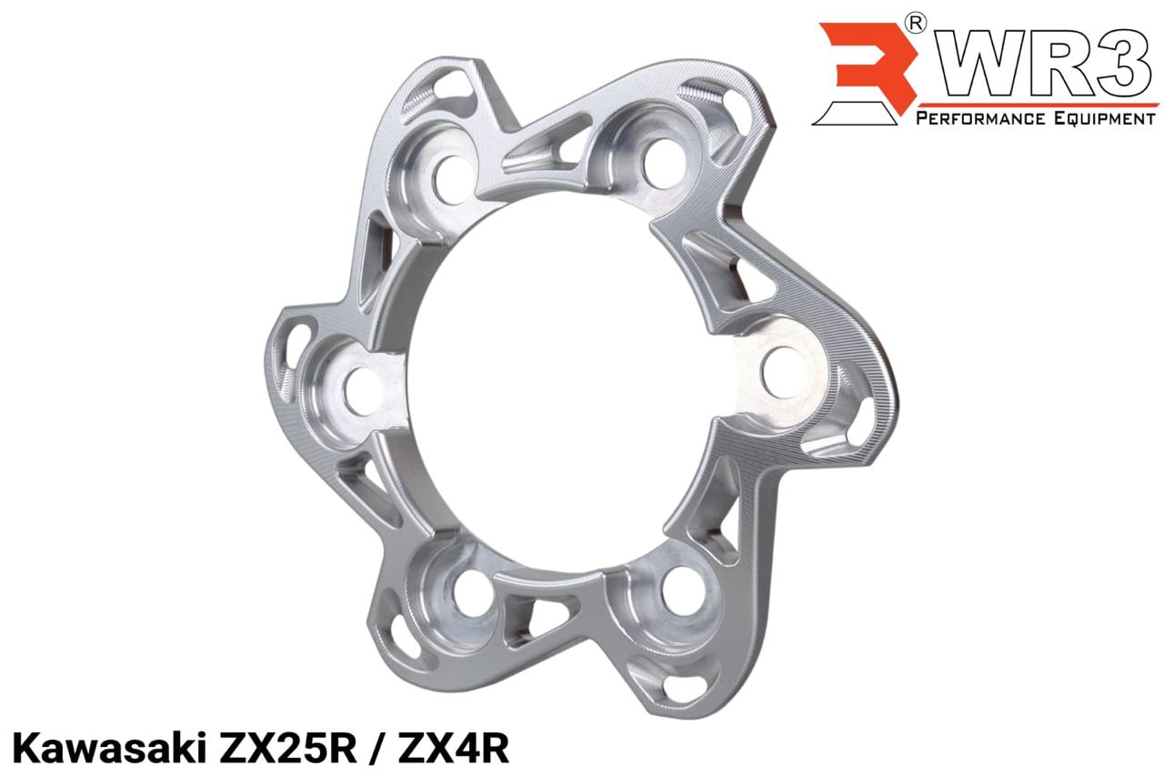 WR3 Cover Sprocket Flange Gear Belakang – Kawasaki ZX25R / Ninja 150RR / R / SS / ZX636 / Z800 / Z900 / ER6 / Honda CBR 250RR / Yamaha R25 / MT25 / RX King / Yamaha R1 / R6
