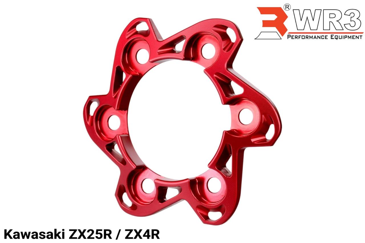WR3 Cover Sprocket Flange Gear Belakang – Kawasaki ZX25R / Ninja 150RR / R / SS / ZX636 / Z800 / Z900 / ER6 / Honda CBR 250RR / Yamaha R25 / MT25 / RX King / Yamaha R1 / R6