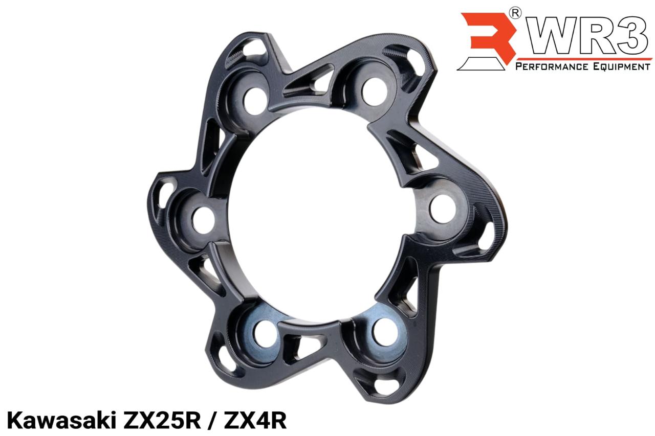 WR3 Cover Sprocket Flange Gear Belakang – Kawasaki ZX25R / Ninja 150RR / R / SS / ZX636 / Z800 / Z900 / ER6 / Honda CBR 250RR / Yamaha R25 / MT25 / RX King / Yamaha R1 / R6