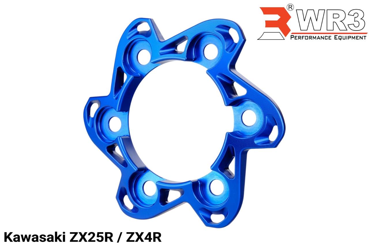 WR3 Cover Sprocket Flange Gear Belakang – Kawasaki ZX25R / Ninja 150RR / R / SS / ZX636 / Z800 / Z900 / ER6 / Honda CBR 250RR / Yamaha R25 / MT25 / RX King / Yamaha R1 / R6
