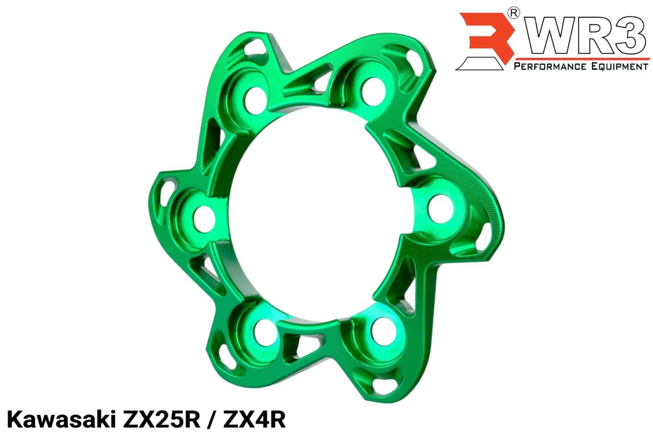 WR3 Cover Sprocket Flange Gear Belakang – Kawasaki ZX25R / Ninja 150RR / R / SS / ZX636 / Z800 / Z900 / ER6 / Honda CBR 250RR / Yamaha R25 / MT25 / RX King / Yamaha R1 / R6