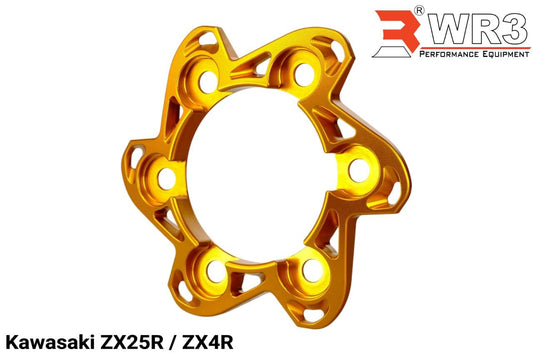 WR3 Cover Sprocket Flange Gear Belakang – Kawasaki ZX25R / Ninja 150RR / R / SS / ZX636 / Z800 / Z900 / ER6 / Honda CBR 250RR / Yamaha R25 / MT25 / RX King / Yamaha R1 / R6
