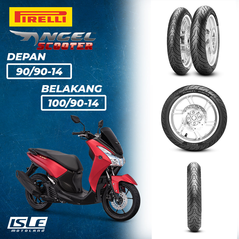 PIRELLI Angel Scooter Front 90/90-14 & Rear 100/90-14