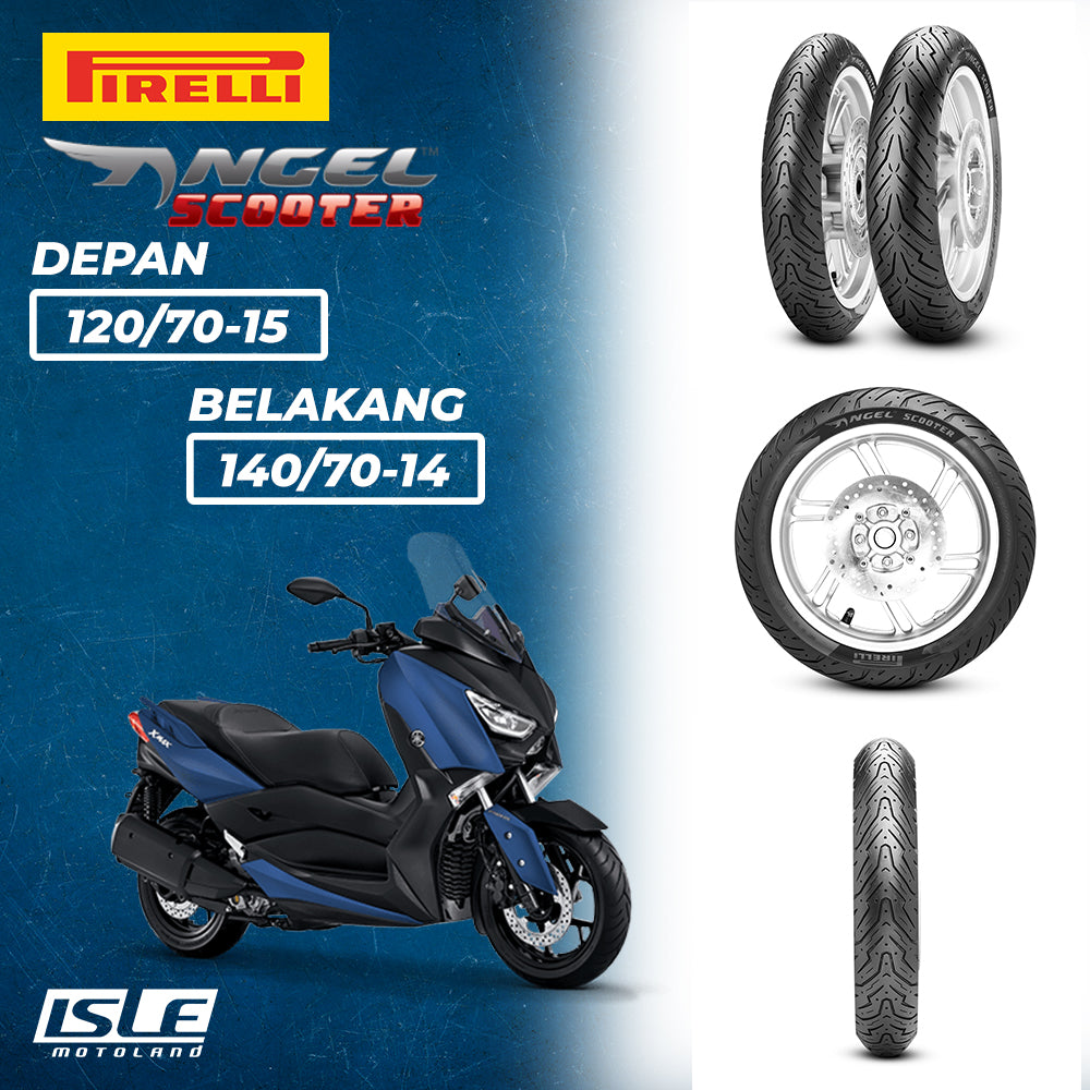 PIRELLI Angel Scooter Front 120/70-15 & Rear 140/70-14