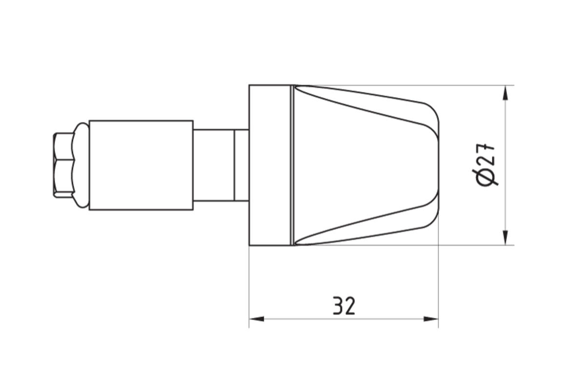 CNC RACING Bar End Italy LOOK