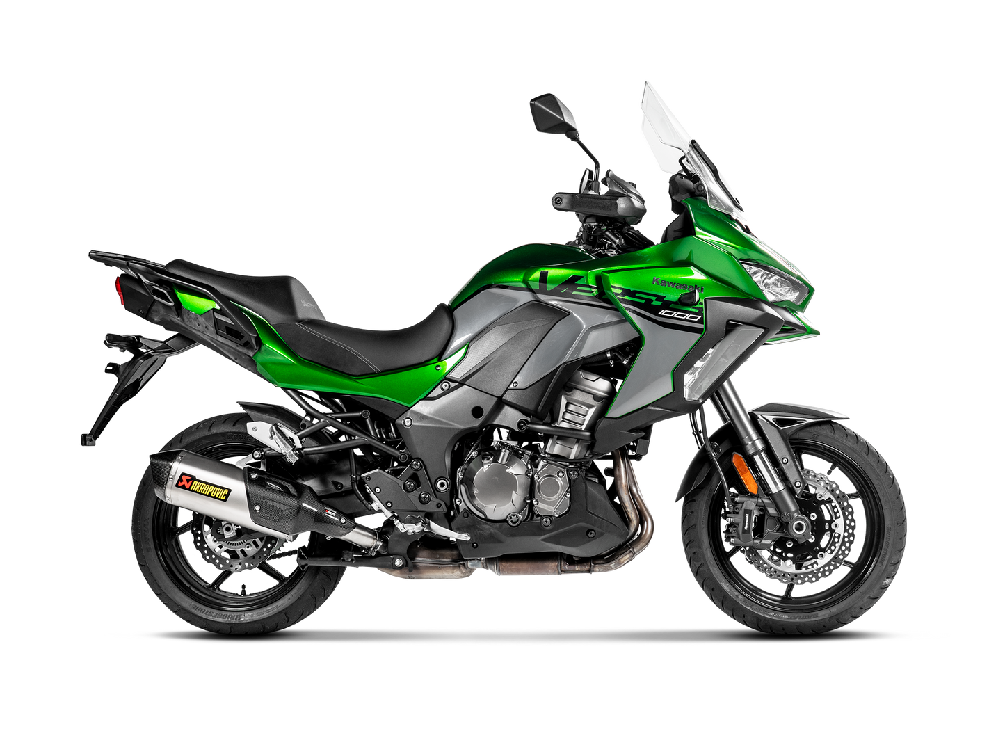 AKRAPOVIC Exhaust Kawasaki Versys 1000 '24 Slip On Line Titanium