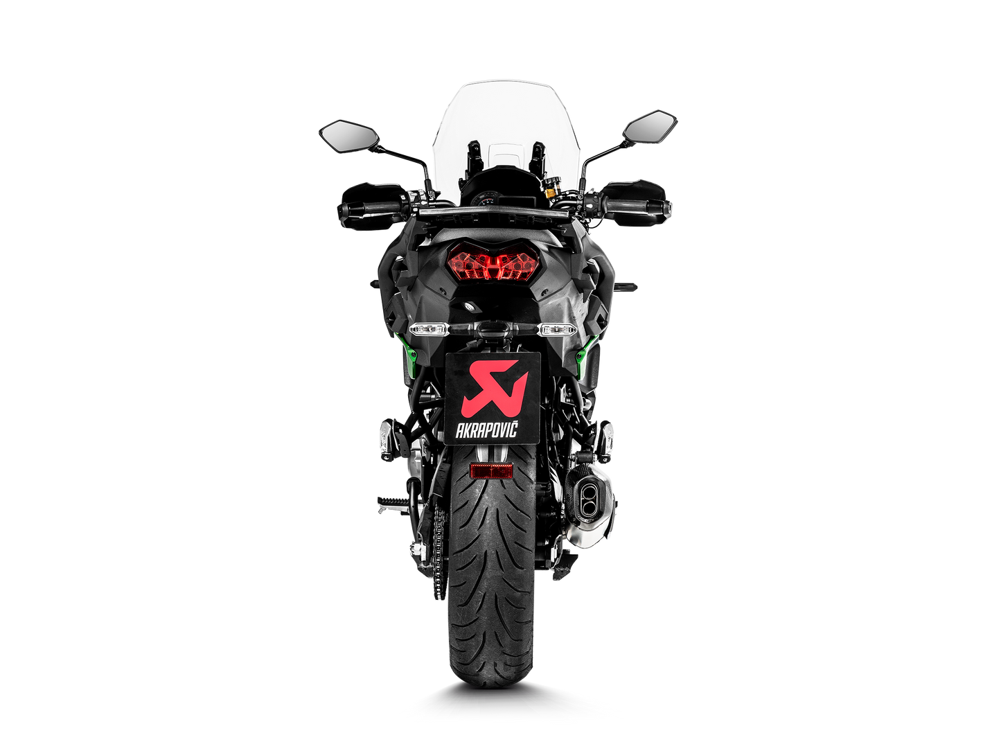 AKRAPOVIC Exhaust Kawasaki Versys 1000 '24 Slip On Line Titanium