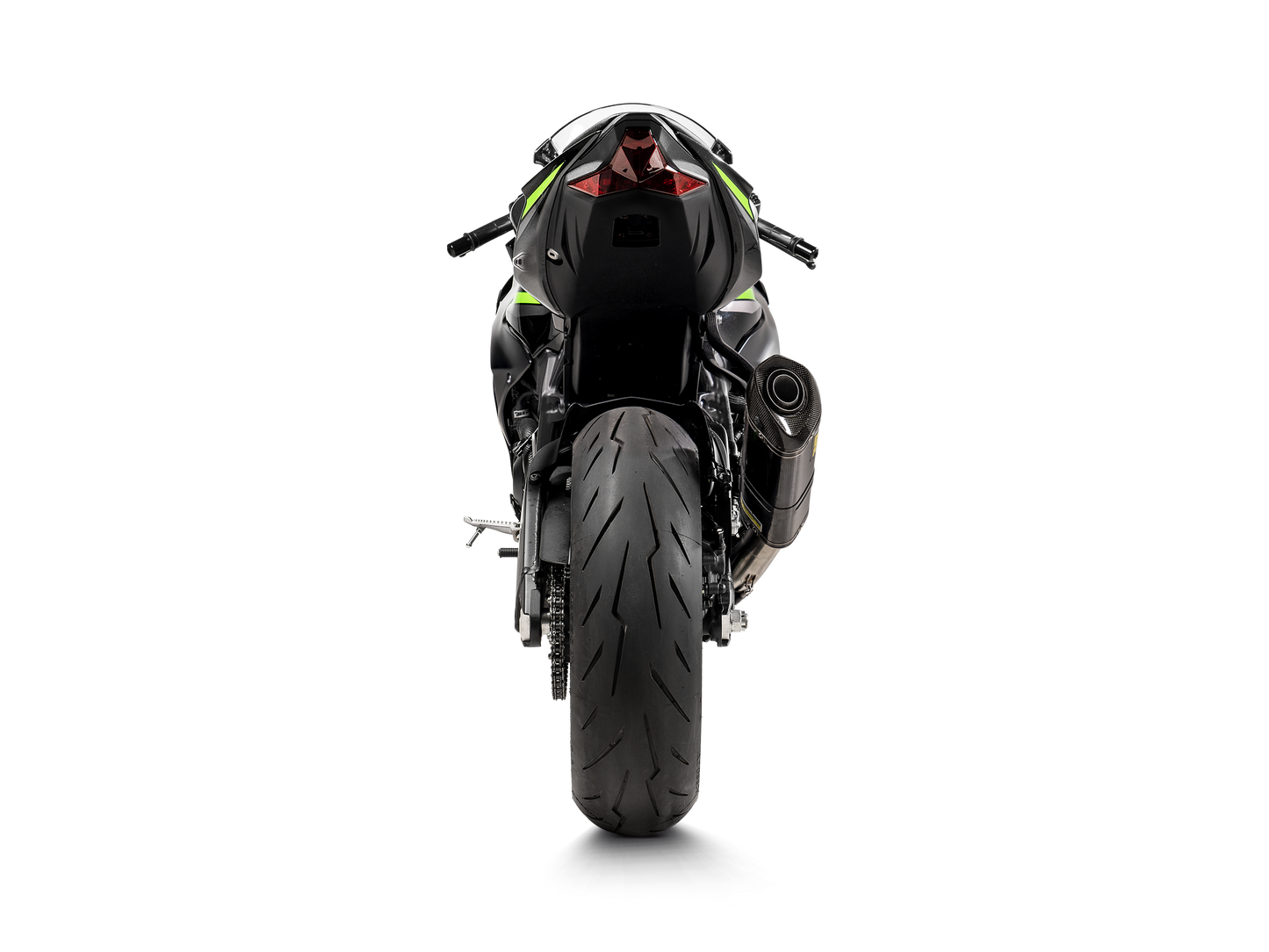 AKRAPOVIC Exhaust Kawasaki ZX6R / ZX636 25' Full System Carbon Racing Line