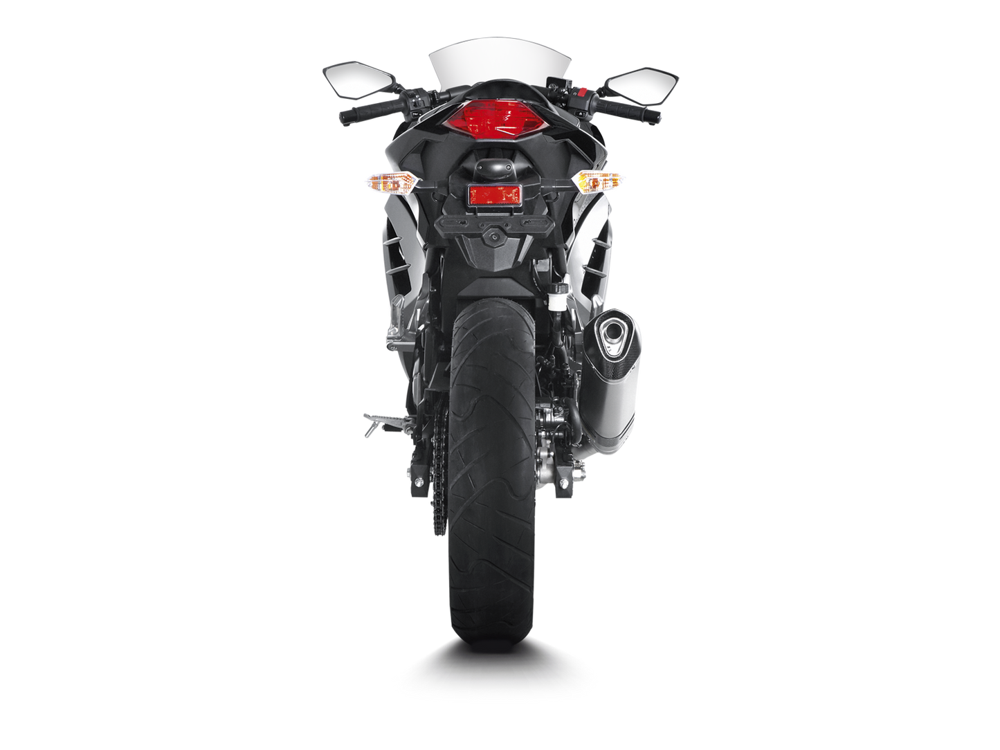 AKRAPOVIC Exhaust Kawasaki Ninja 250 FI Old Slip On Titanium