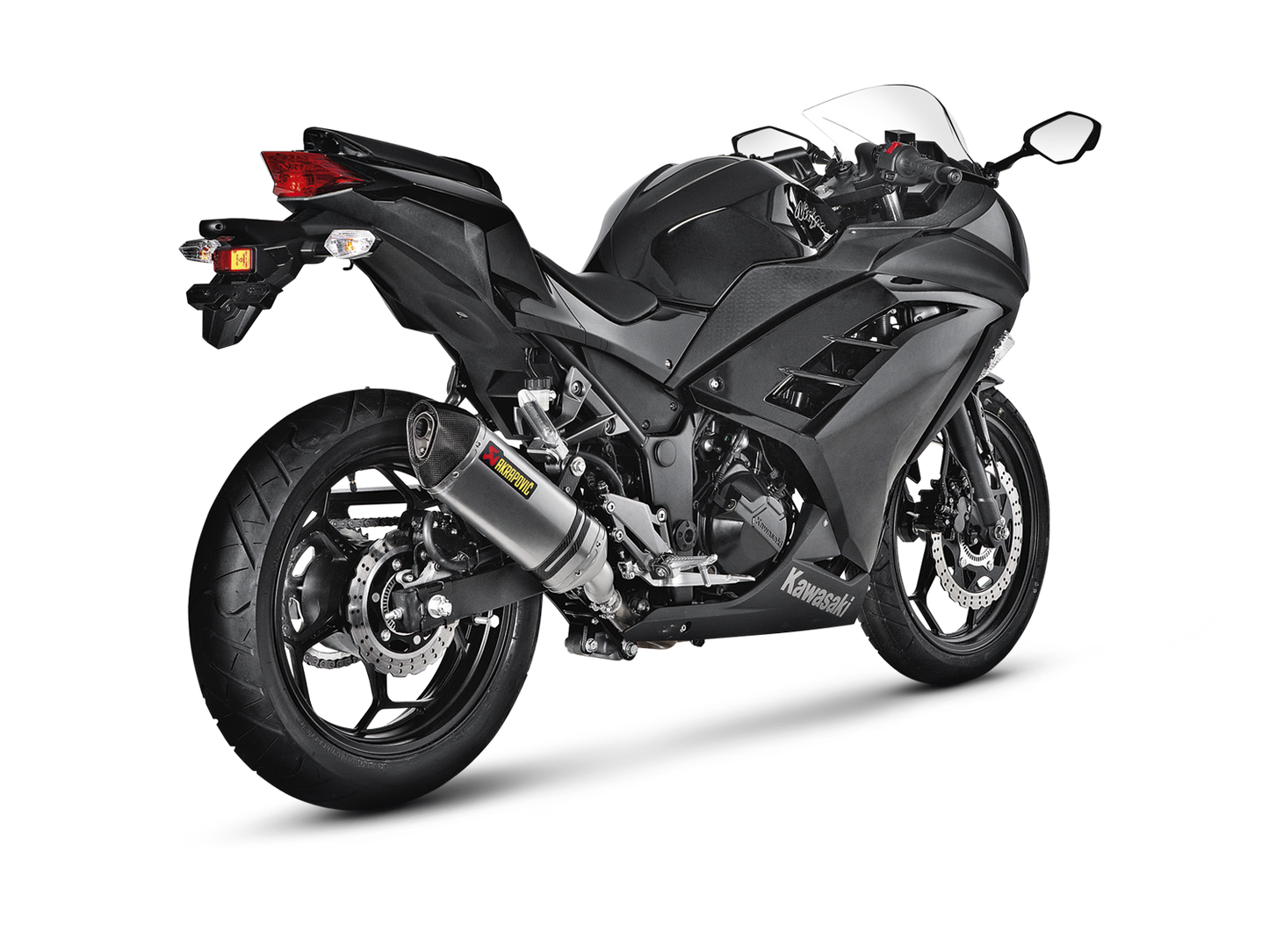 AKRAPOVIC Exhaust Kawasaki Ninja 250 FI Old Slip On Titanium