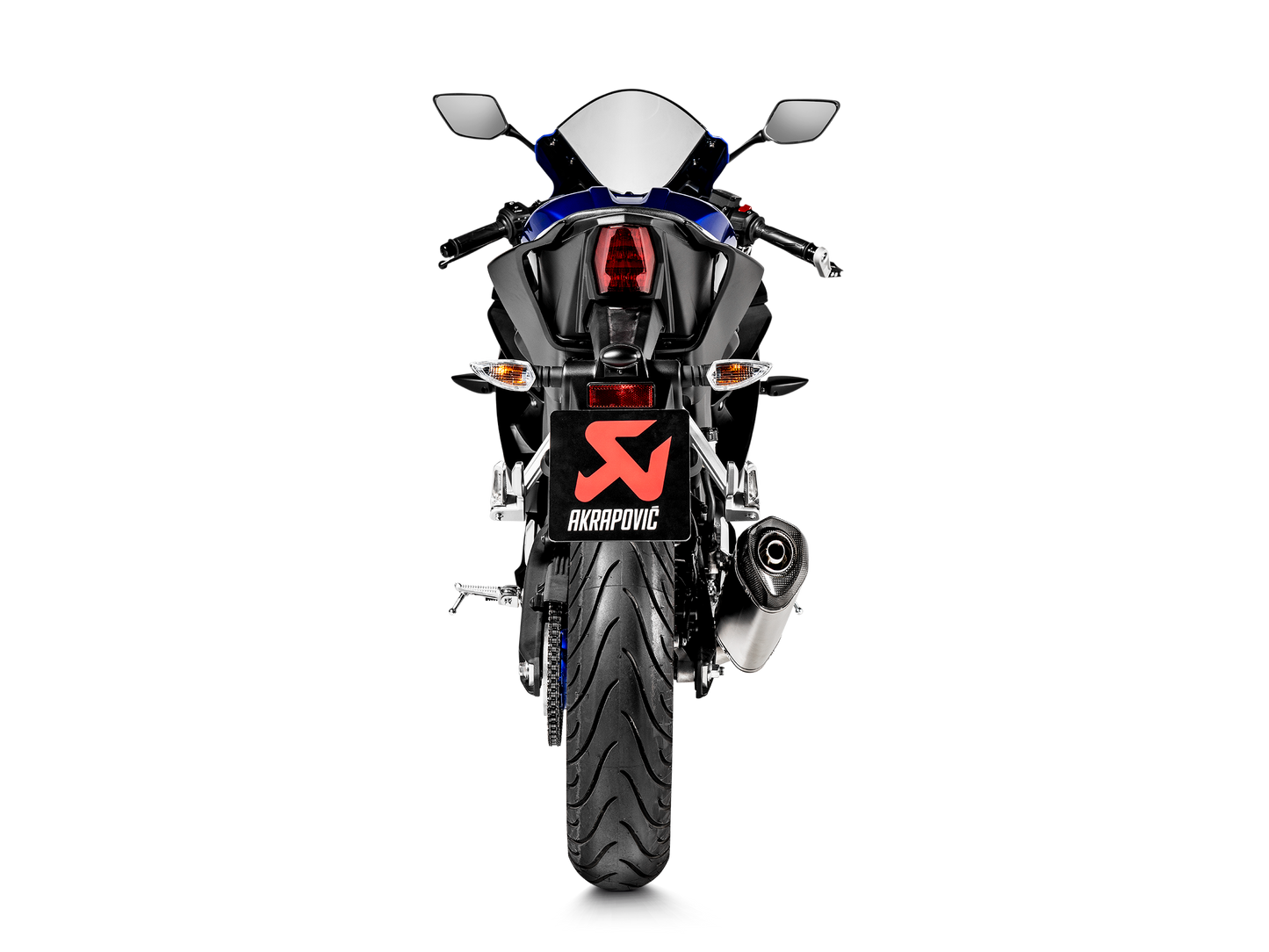 AKRAPOVIC Exhaust Yamaha R15 VVA V3 Racing Line Full Titanium