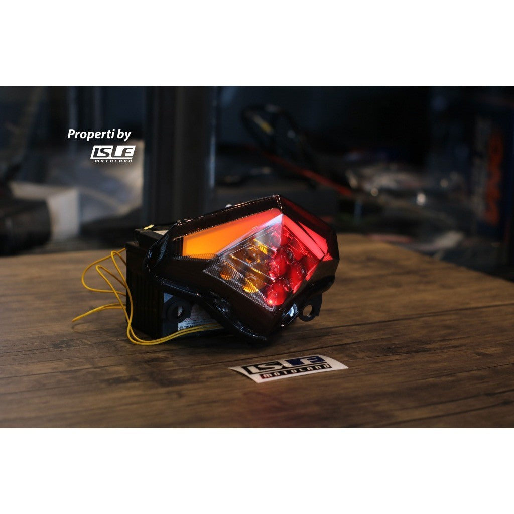 MINNAMOTO Stoplamp 3 in 1 Kawasaki ER6 N/F Lampu Rem Belakang + Sein