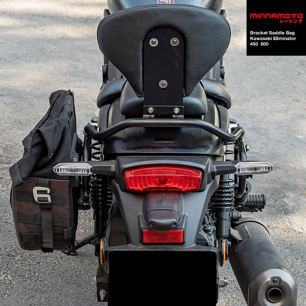 MINNAMOTO Bracket Saddle Bag Kawasaki Eliminator 450 / 500