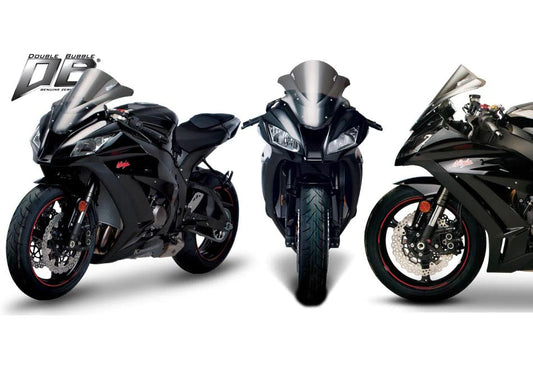 ZEROGRAVITY Kawasaki ZX10R 11-15 Double Bubble Light Smoke