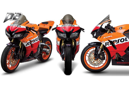 ZEROGRAVITY Windscreen Honda CBR600RR 13-Up Double Bubble Light Smoke