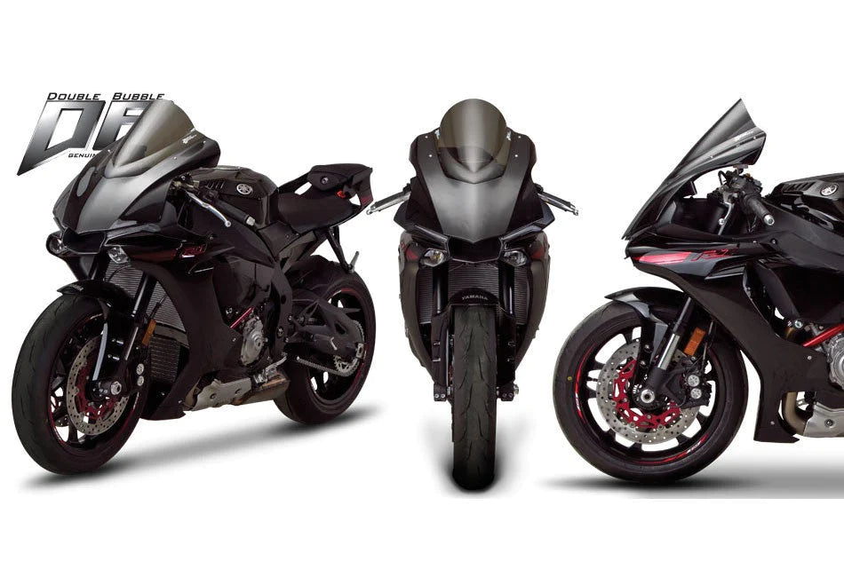 ZEROGRAVITY Yamaha YZF R1 / R1M 15-19 / YZF R1S 16-19 Double Bubble Light Smoke