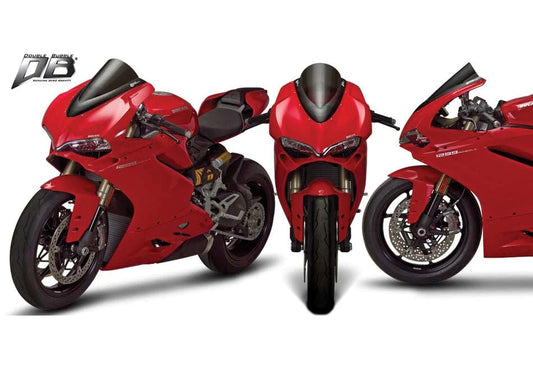 ZEROGRAVITY Windscreen Ducati Panigale 1299 15- 18 / 959 16-19 - Double Bubble Light Smoke