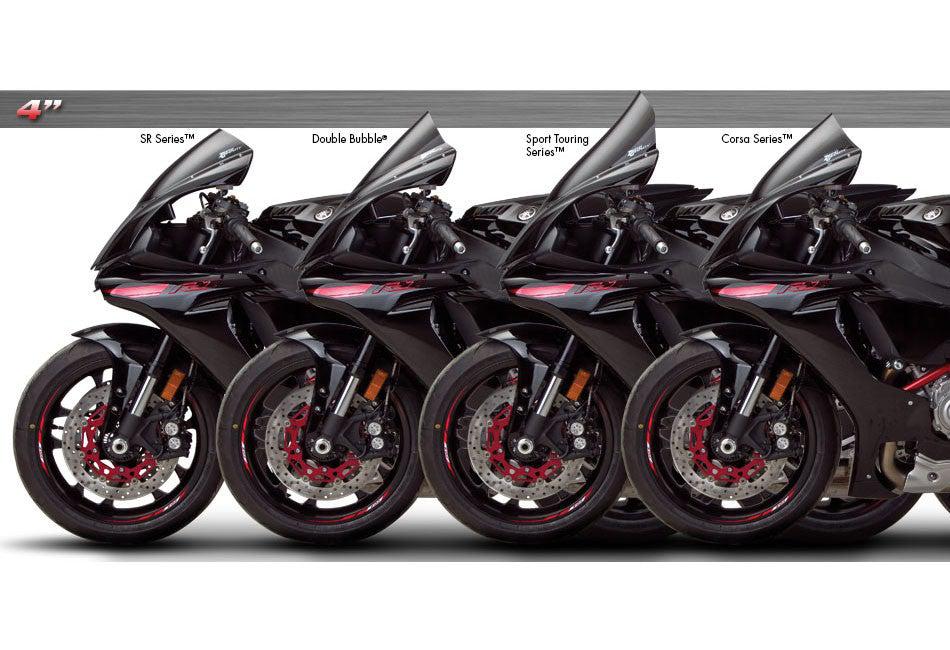 ZEROGRAVITY Yamaha YZF R1 / R1M 15-19 / YZF R1S 16-19 Double Bubble Light Smoke