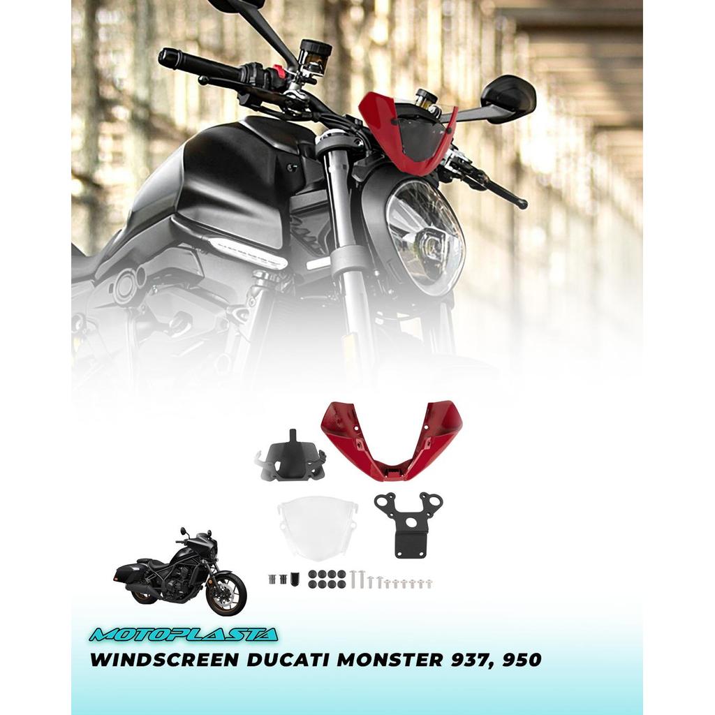 MOTOPLASTA Visor Ducati Monster 937, 950 Windscreen Windshield