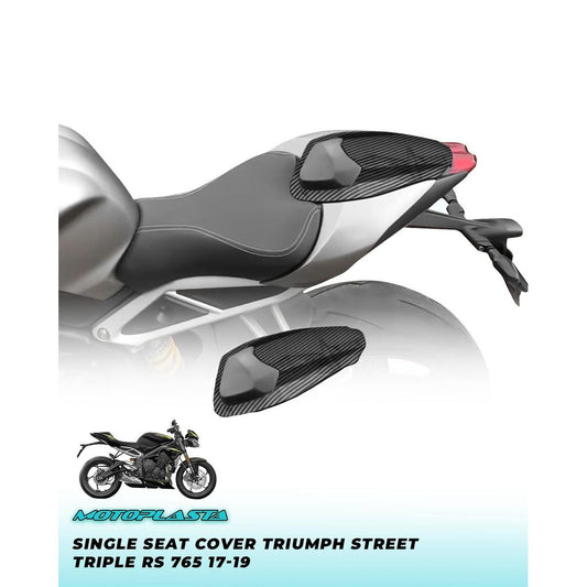 MOTOPLASTA Single Seat Cover Triumph Street Triple RS 765 17-19