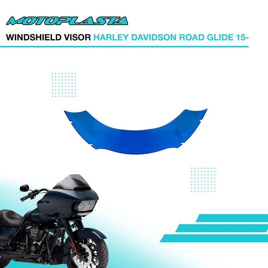 MOTOPLASTA Windshield Visor Harley Davidson Road Glide 15- Windscreen Visor