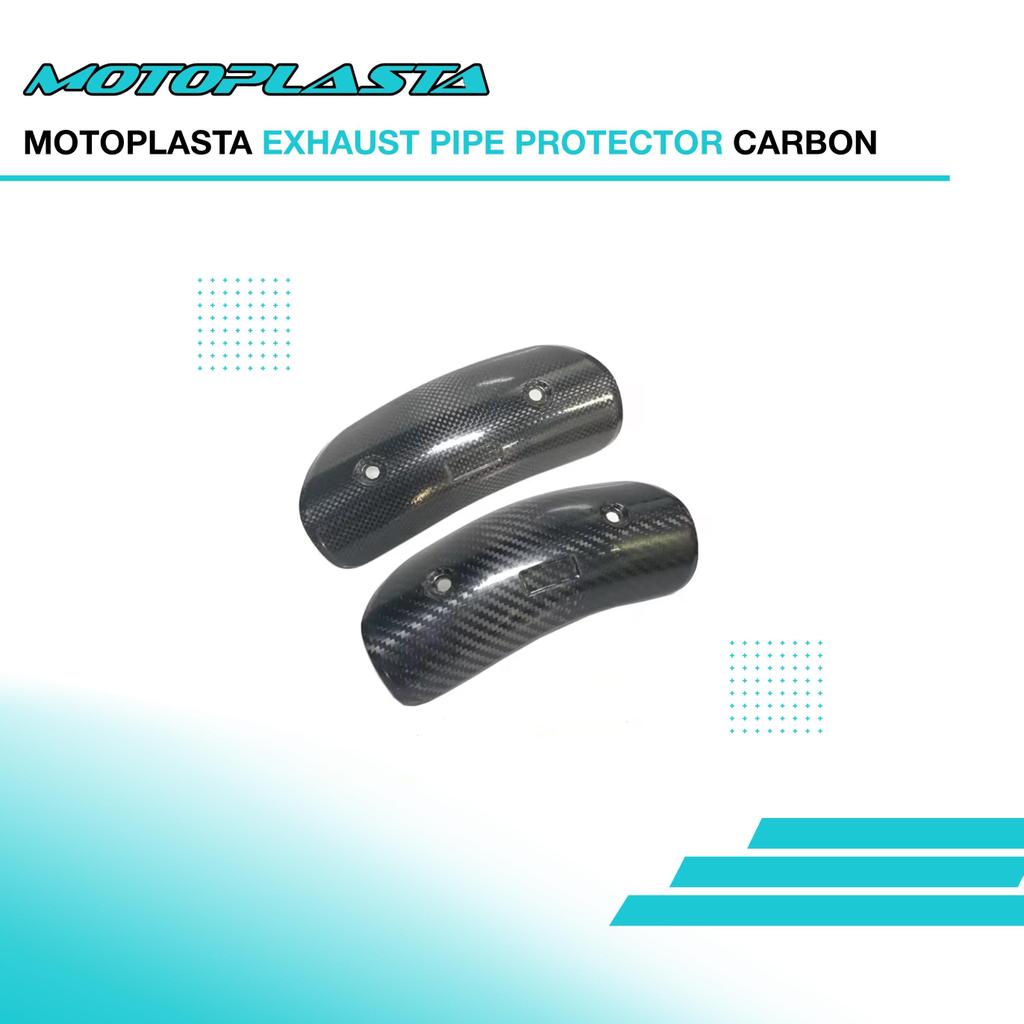 MOTOPLASTA Exhaust Pipe Protector Carbon Universal