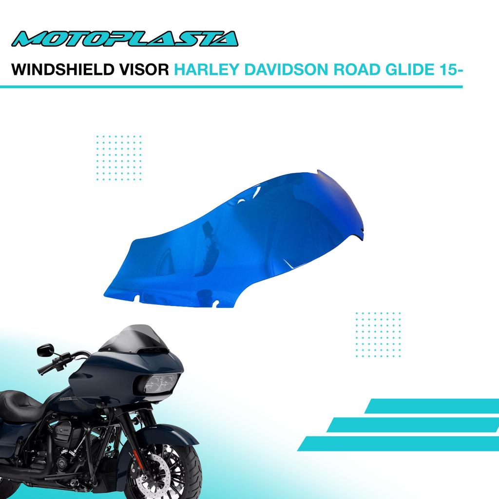 MOTOPLASTA Windshield Visor Harley Davidson Road Glide 15- Windscreen Visor