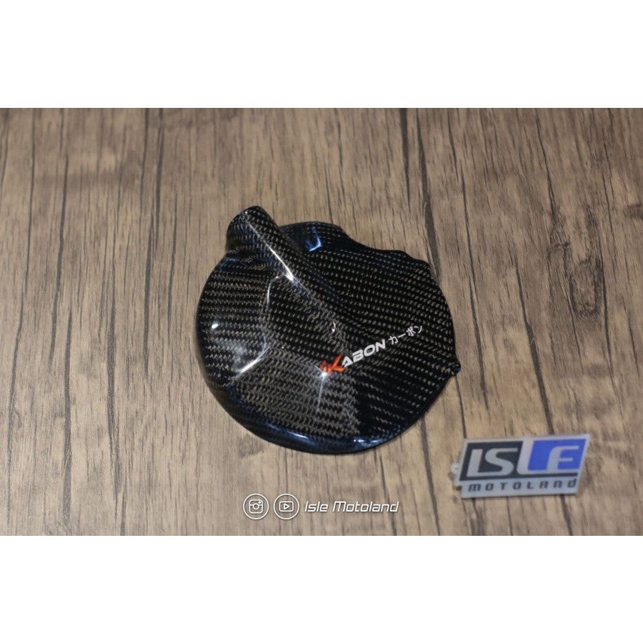 Kabon Engine Cover Carbon Kawasaki ZX25R Half Small Lapis Karbon Kevlar Original Kabon