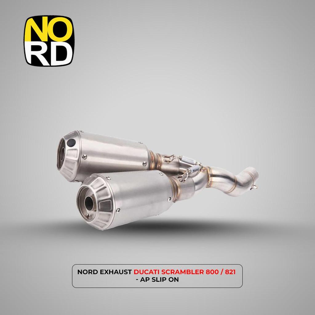 NORD EXHAUST DUCATI SCRAMBLER 800 / 821 KNALPOT RACING