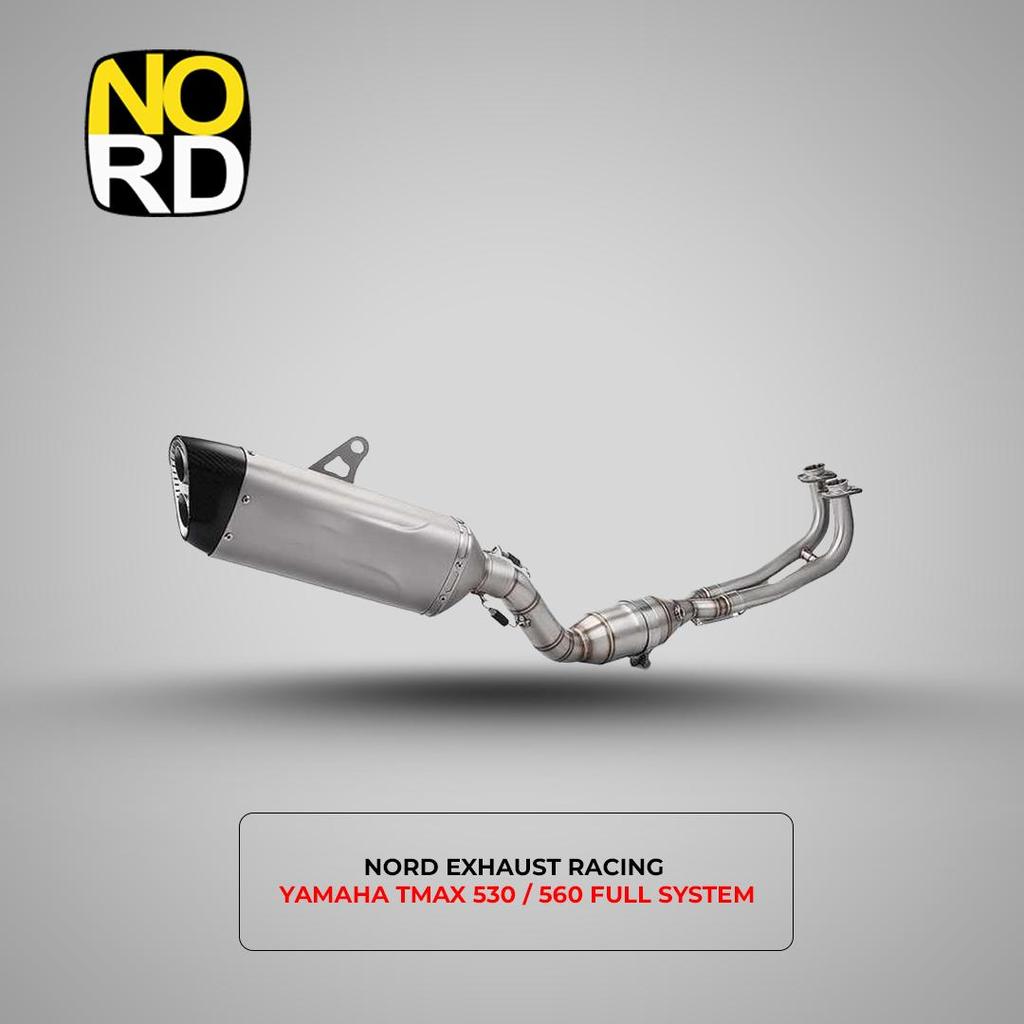 NORD EXHAUST RACING YAMAHA TMAX 530 / 560 KNALPOT FULL SYSTEM