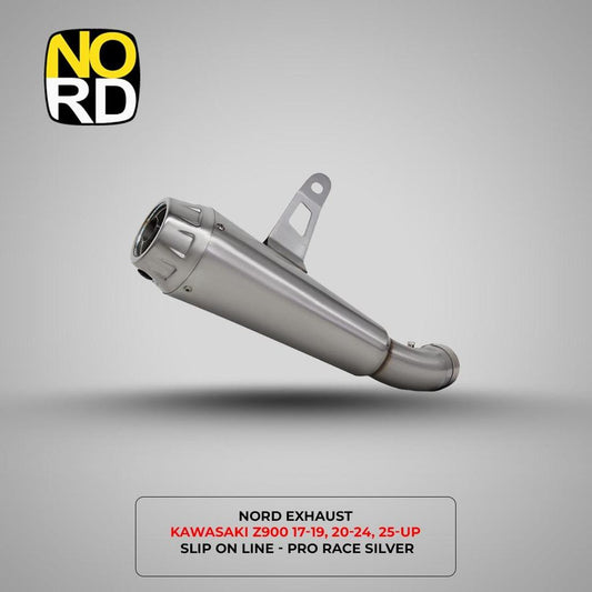 NORD EXHAUST KAWASAKI Z900 17–19, 20–24, 25-UP SLIP ON LINE PRO RACE / CARBON TIP