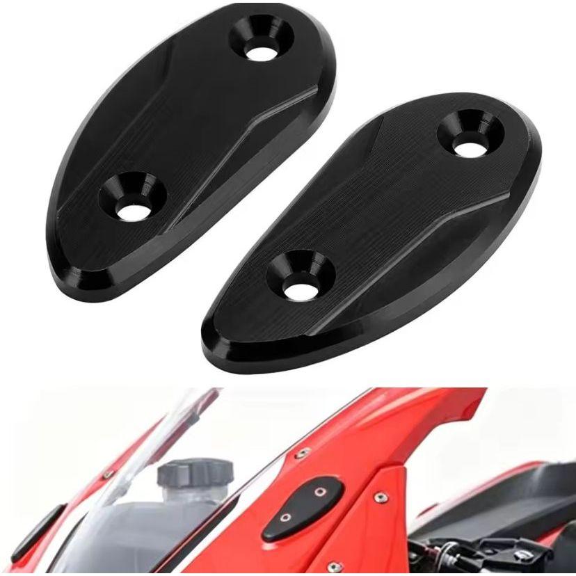 MINNAMOTO Mirror Blanking Plate Cover Honda CBR1000RR 08-16, 17-20, 21-Up