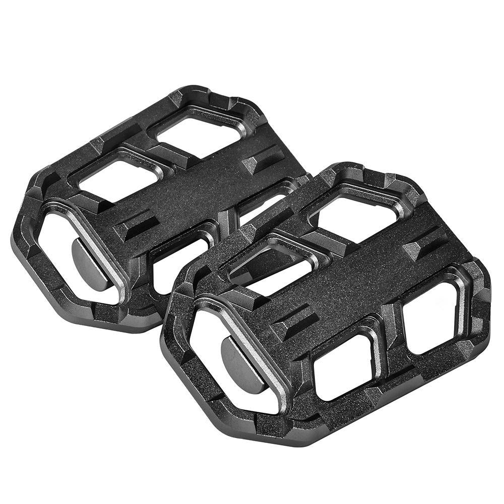 Footboard Footstep Extension Pedal BMW G310 R/GS, R1200, R1250 GS - Titanium Silver URRA