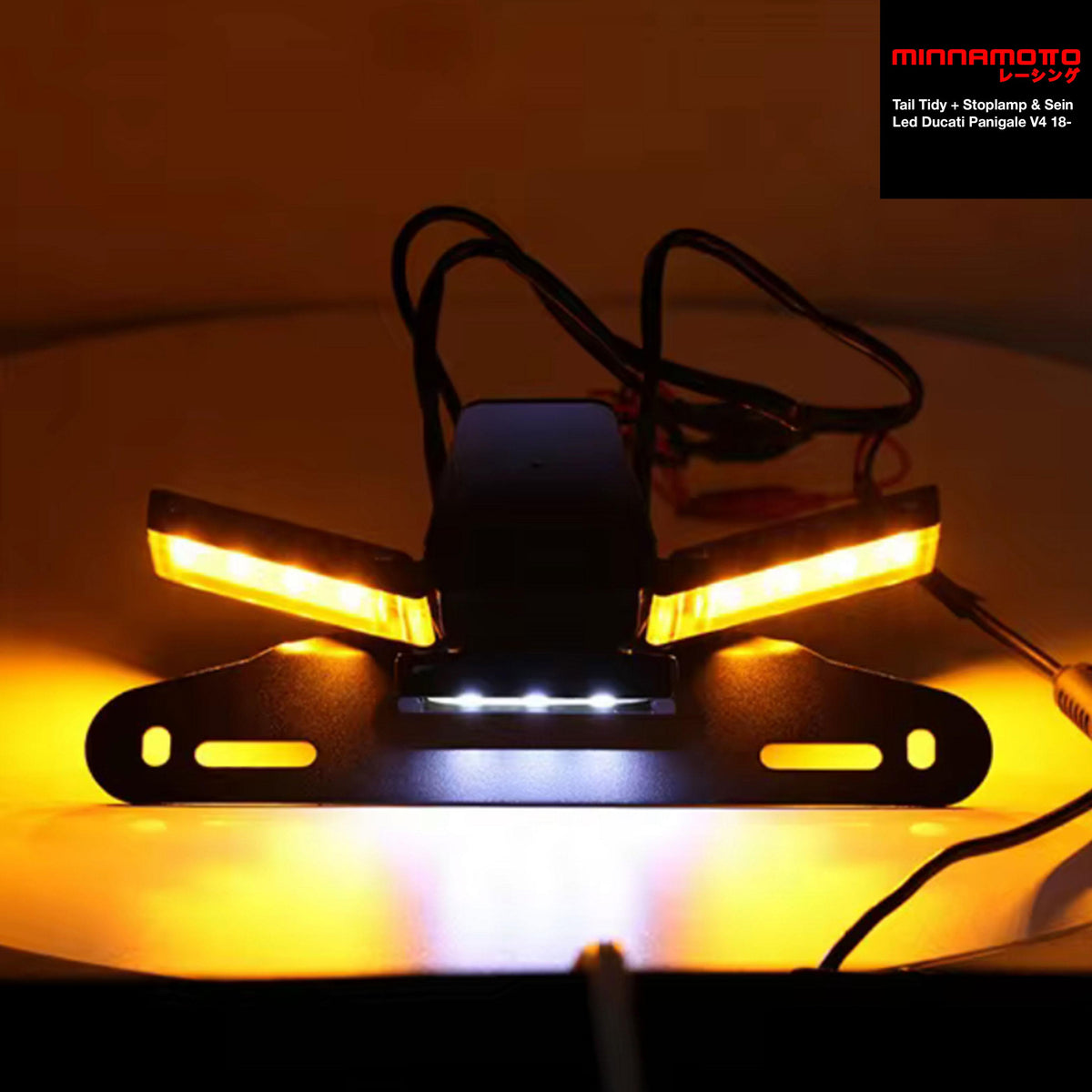 MINNAMOTO Tail Tidy + Stoplamp & Sein Led Ducati Panigale V4 18- Lampu Rem Belakang + Sein